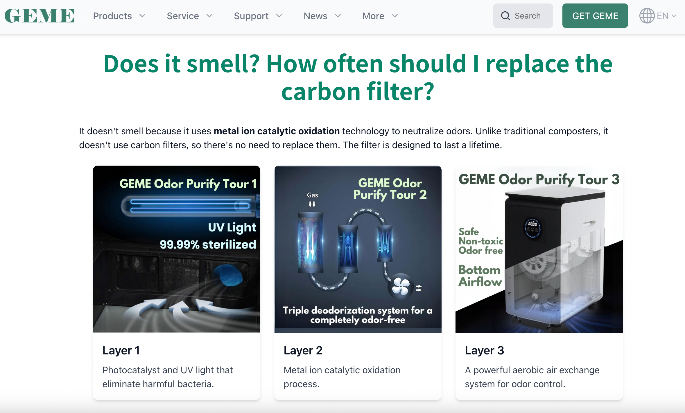 The best composter that doesn't need carbon filters: GEME Terra 2